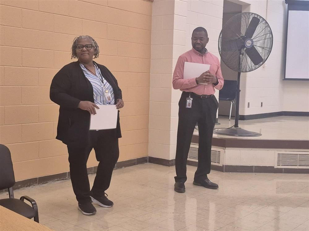  Counselors presenting at the PBIS Awards Celebration